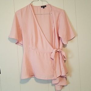 Pink bow shirt